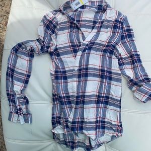 Kenneth Cole Reaction - plaid shirt - size S